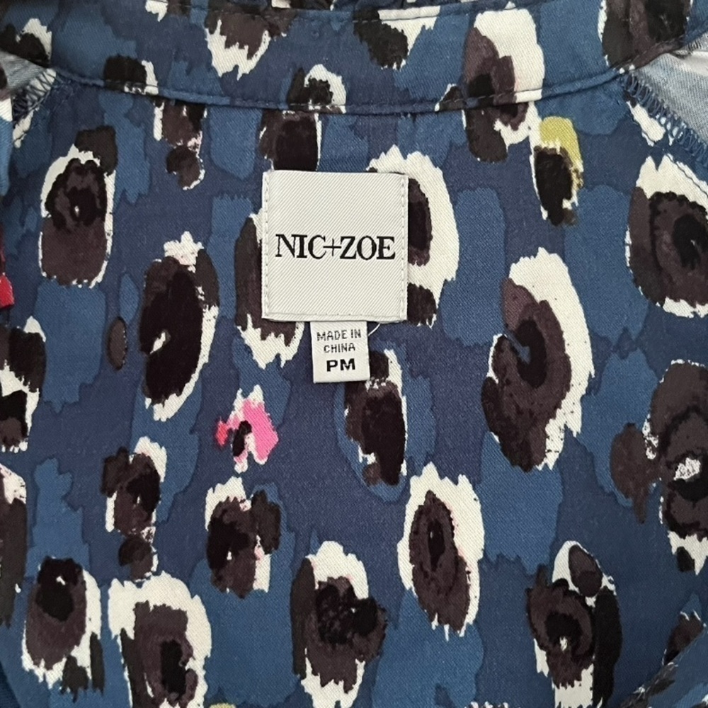 NIC + ZOE Leopard Blues Live In Top - Picture 3 of 9